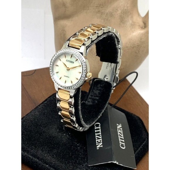 Citizen Women's Watch EZ7016-50D Quartz Mother of Pearl Dial Petite 24mm… - Picture 2 of 13